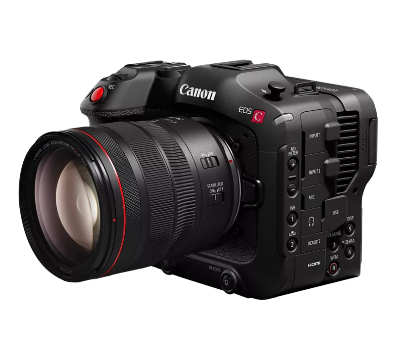 Canon EOS C70 RF24-105mm F4 L IS USM Lens Kit Camera